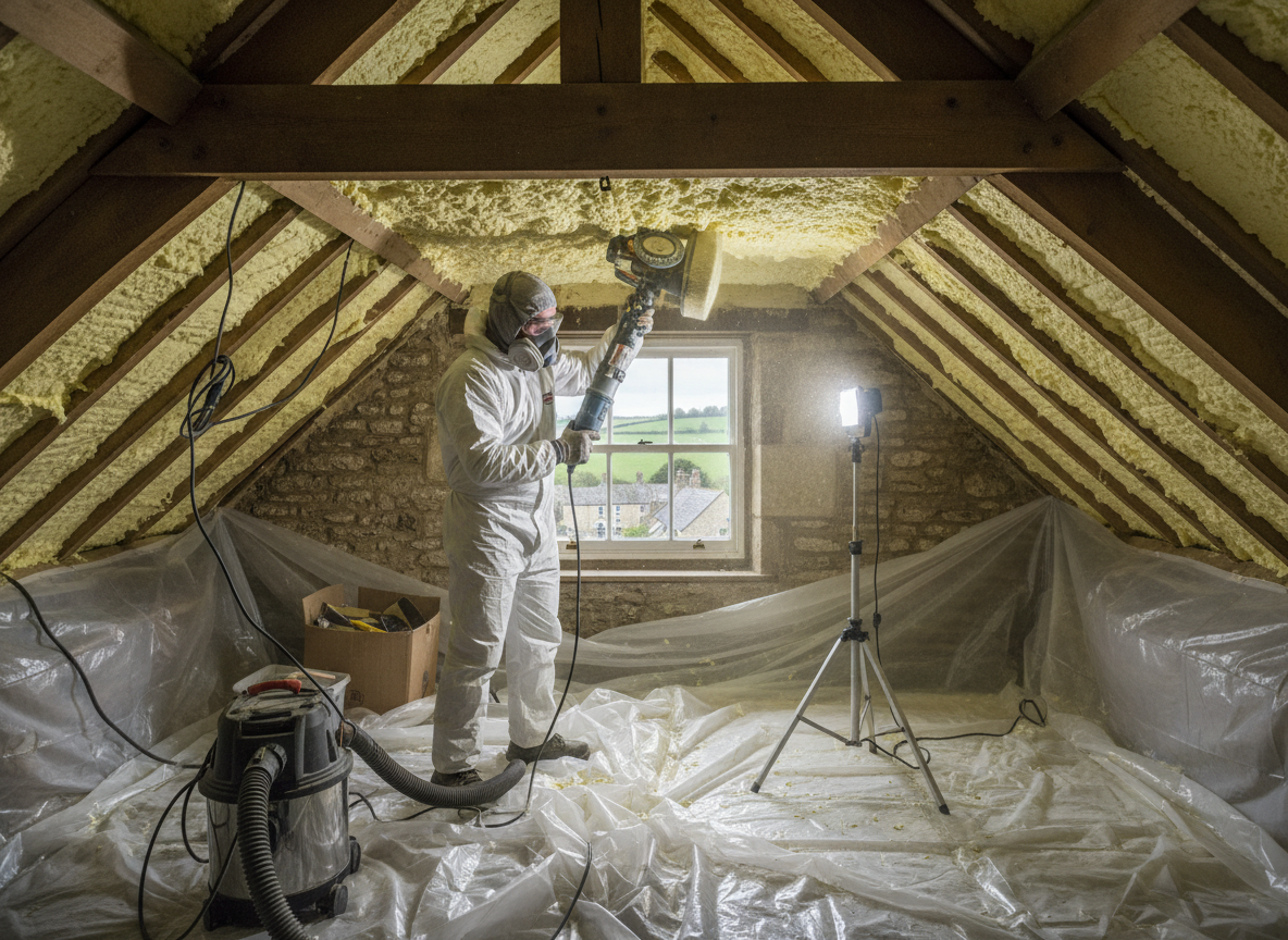 Spray Foam Removal Yeovil in Crewkerne, Somerset TA18